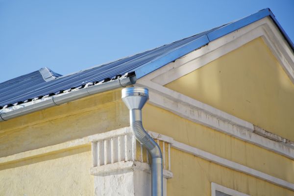 Steel Downspout Installation in Heber City