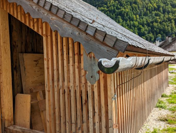 Wood Gutter Installation in Heber City